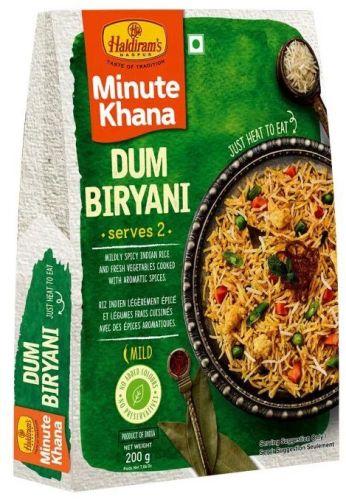 Haldiram's Dum Biryani, Packaging Type : Sealed Pack