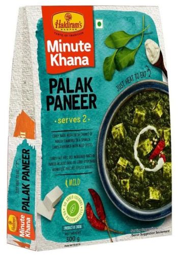 Palak Paneer For Ready To Eat