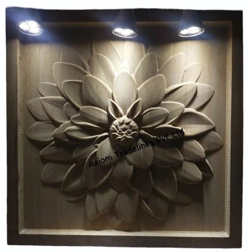 Axiom Exports Smooth Teak Wood Stone Wall Mural, Thickness : 40 Mm