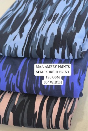 Zurich 2 Way Print Polyester Lycra Fabric