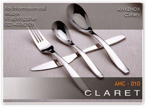 Polished Steel Cutlery Set Modern
