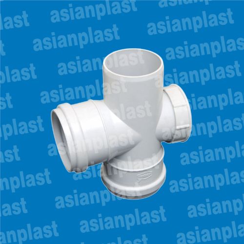 Asian Plast PVC SWR Door Tee, Color : Grey 2 - 4 Inch