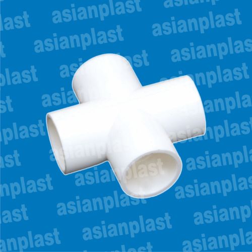 Asian Plast UPVC Cross Tee, Color : White