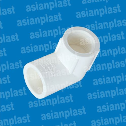 Asian Plast UPVC Thredad Elbow, Color : White for Plumbing