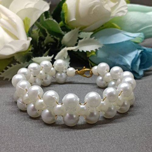 NIPSTec Dual-Strand Pearl Bracelet 6 Cm