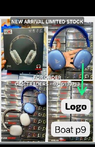 Bluetooth Headphone, Color : Black Headband for Music Playing