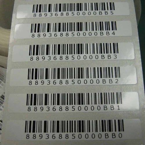 Paper Batch Number Label, Packaging Type : Roll