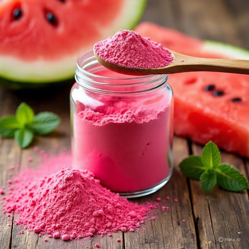 Watermelon Powder, Packaging Size : 500g for Hotels, Beverages