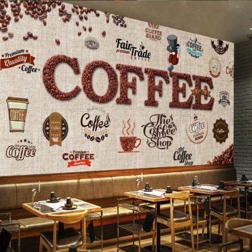 PVC Cafe Restaurant Wallpaper
