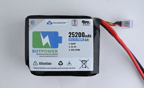 Bharath Botpower Li-ion Drone Battery, Voltage : 15-25.2 (V)