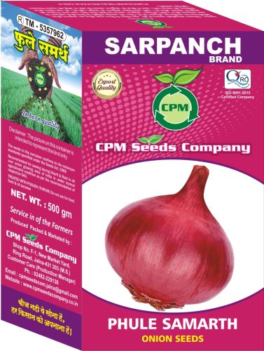 Organic Fule Samarth Onion Seeds, Brand Name : Bhima Hybrid