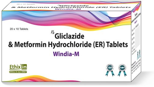 Windia-M (Tablets Glicalzide 80 Mg, Metformin Hydrochloride 500 Mg)