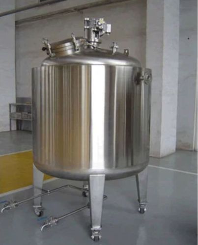 Stainless Steel Jacketed Tank With Agitator, Color : Metallic