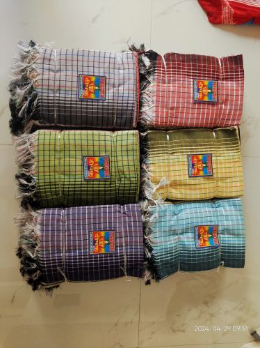 Check Deepak Makra Cotton Gamcha 32x64, Brand Name : Inayat