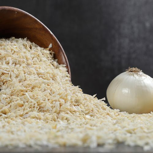 Organic Dehydrated White Onion Minced, Color : Light Cream‑white