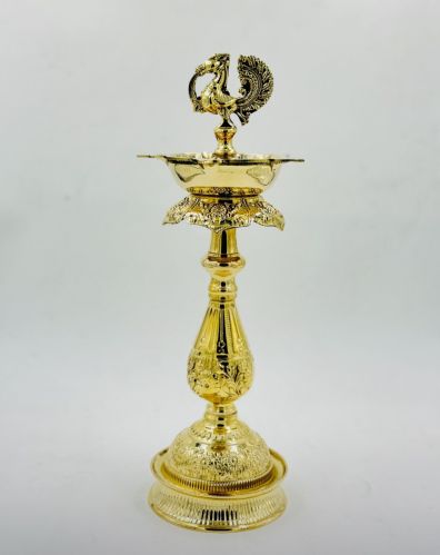 Polished Brass Mahalakshi Samai, Color : Golden for Temple, Home