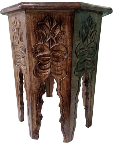 Wood Handicrafts Wooden Antique Round Handmade Stool