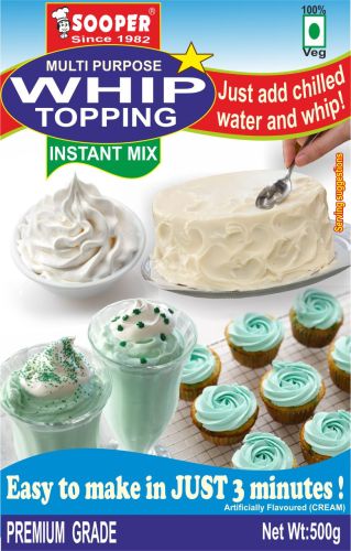 Whipped Cream Vanilla, Brand Name : Sooper