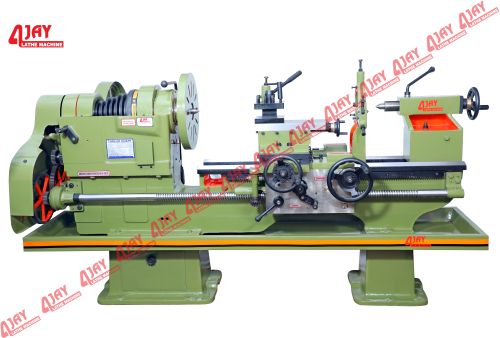Metal 7 Feet Heavy Duty Lathe Machine, Color : Grey, Black, Grey