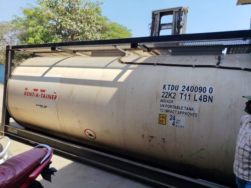 Stainless Steel INSEA ISO Tank Containers, Shape : Horizontal