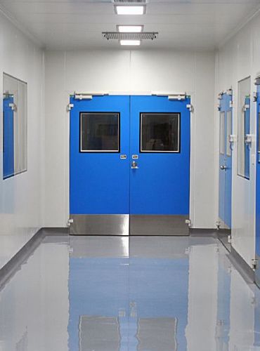 Stainless Steel Clean Room Door, Color : Blue Customizable