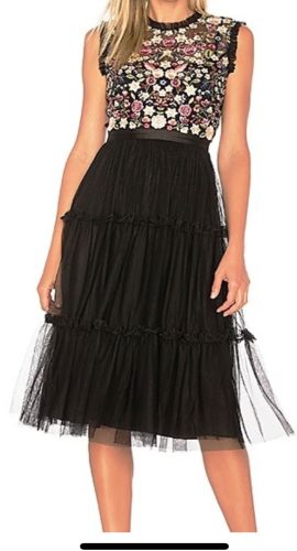 Round Neck Midi Dress All