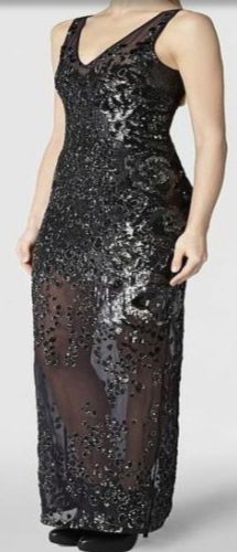 Embroidery Plain Sequin Dress All Strapless, Length : Maxi