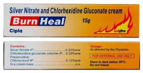 Burnheal Silver Nitrate Chlorhexidine Gluconate Ointment