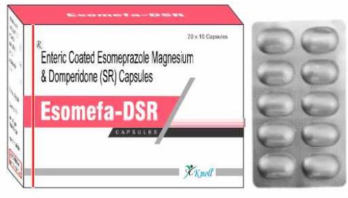 Esomefa DSR Esomeprazole Domperidone Capsule, Packaging Type : Box
