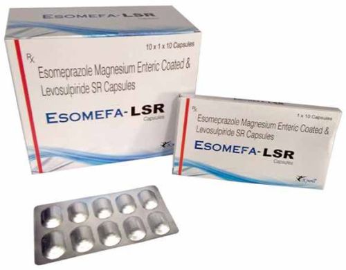 Esomefa LSR Levosulpiride Esomeprazole Capsule, Packaging Type : Box