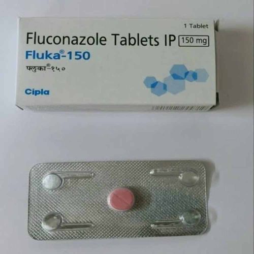 Fluka 150mg Fluconazole Tablet, Color : WhPink, Packaging Type : Box