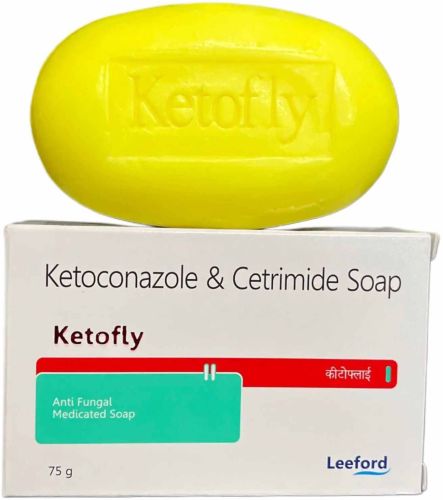 Ketofly Ketoconazole Cetrimide Soap, Packaging Type : Bar