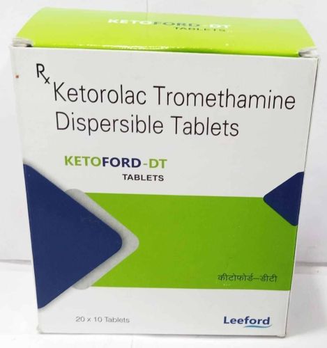 Ketoford Dt Ketorolac Tromethamine Tablet for Pain Relief
