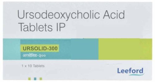 Ursolid 300mg Ursodeoxycholic Acid Tablet, Packaging Type : Box