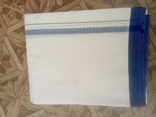 Plain Border Lungis, Color : White
