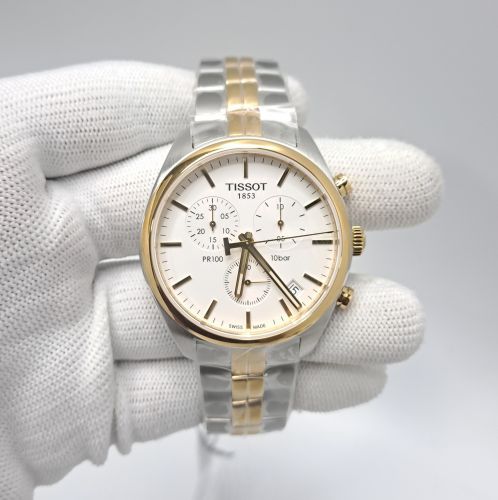 Tissot Chrono XL Classic T116.617 Dual Tone White Dial Store Quality Swiss Watch