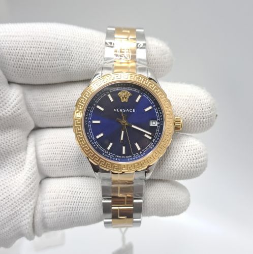 Versace Hellenyium Dual Tone Blue Dial Store Quality Swiss Watch