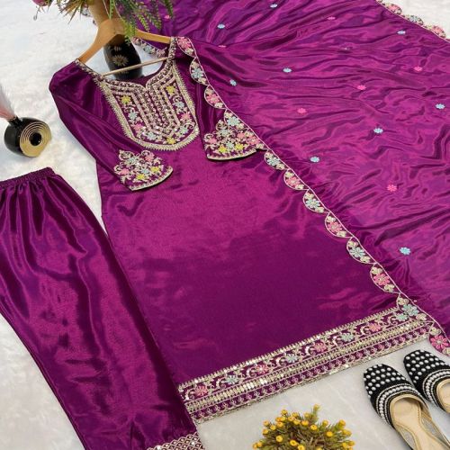 Party Wear Fancy Designer Long Pakistani Suit