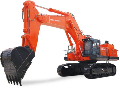 Steel Manual Hydraulic Tata Hitachi Excavator, Color : Orange
