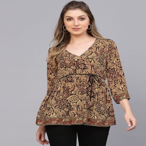 Ladies Polyester Digital Printed Top M, XL, M, XL