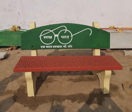 Polished RCC Precast Concrete Bench for Garden