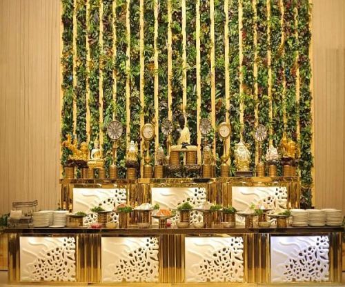 3.5 Feet Stainless Steel LED Catering Counter