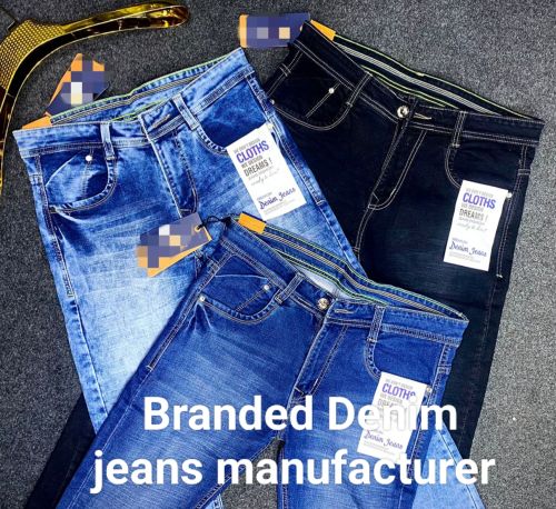 Men Blue Denim Jeans All Size, Length : Regular