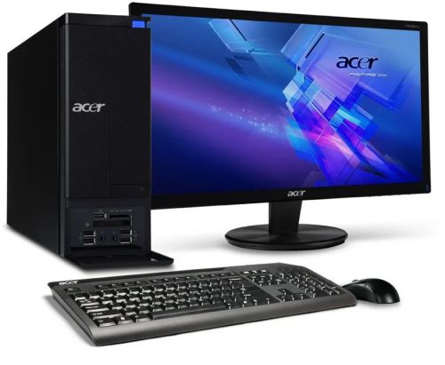 Plastic Acer Desktop Computer, Color : Black for Home, Office