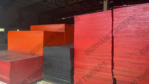 Polished Hardwood shuttering plywood, Color : Red, Length : 8ft