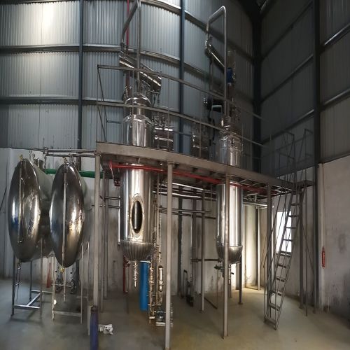 Stainless Steel Katha Plant Extraction Plant, Color : Silver