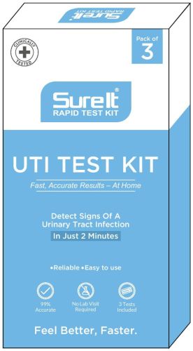 Plastic Urinary Tract Infection Test Kit, Brand Name : Surelt