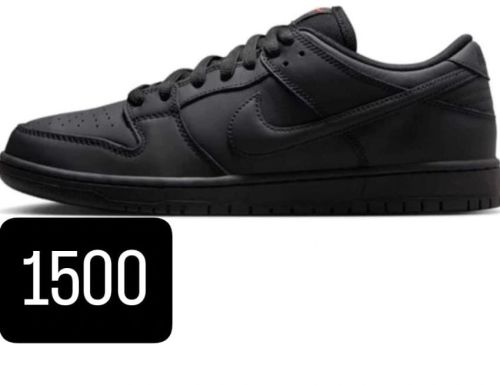 Nike Air Force 1 Low Black Sneakers Shoes