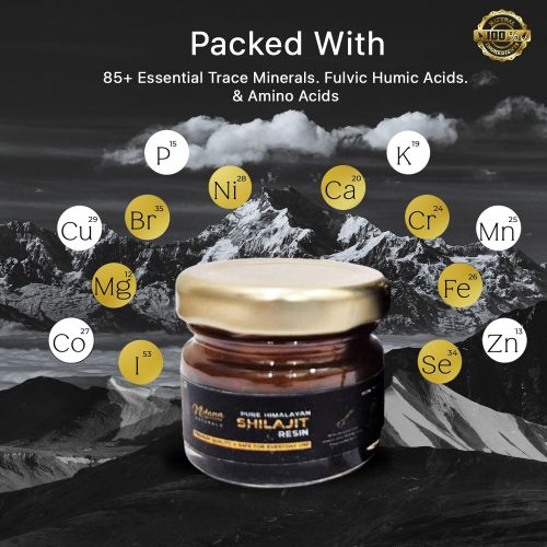 Mineral-rich Supplement Pure Shilajit Resin