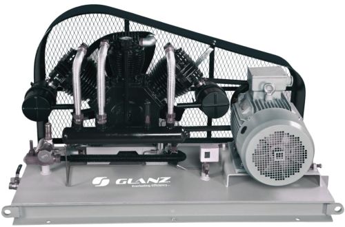 Base Mounted Air Compressor, Color : Grey